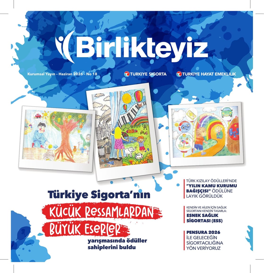 Birlikteyiz dergisinin kapak tasarımı