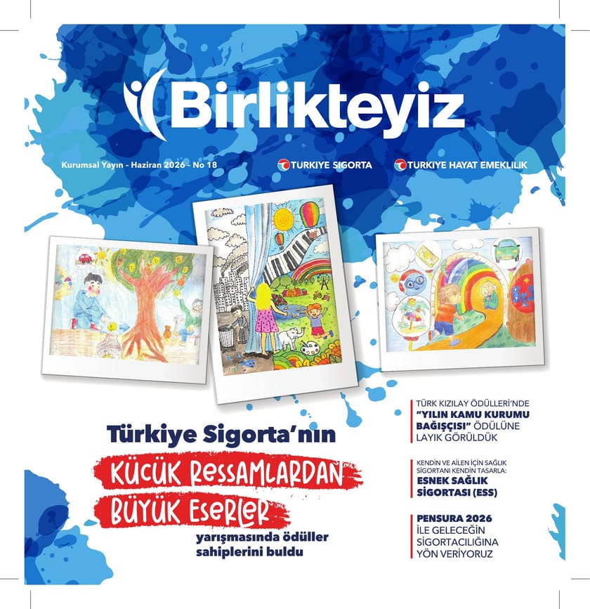 Birlikteyiz dergisinin kapak ve iç sayfa tasarımı