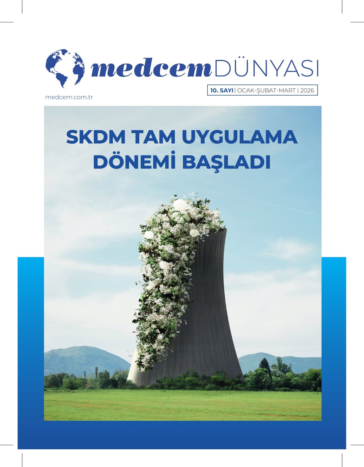 Medcem Dünyası dergisinin 10. sayı kapağı